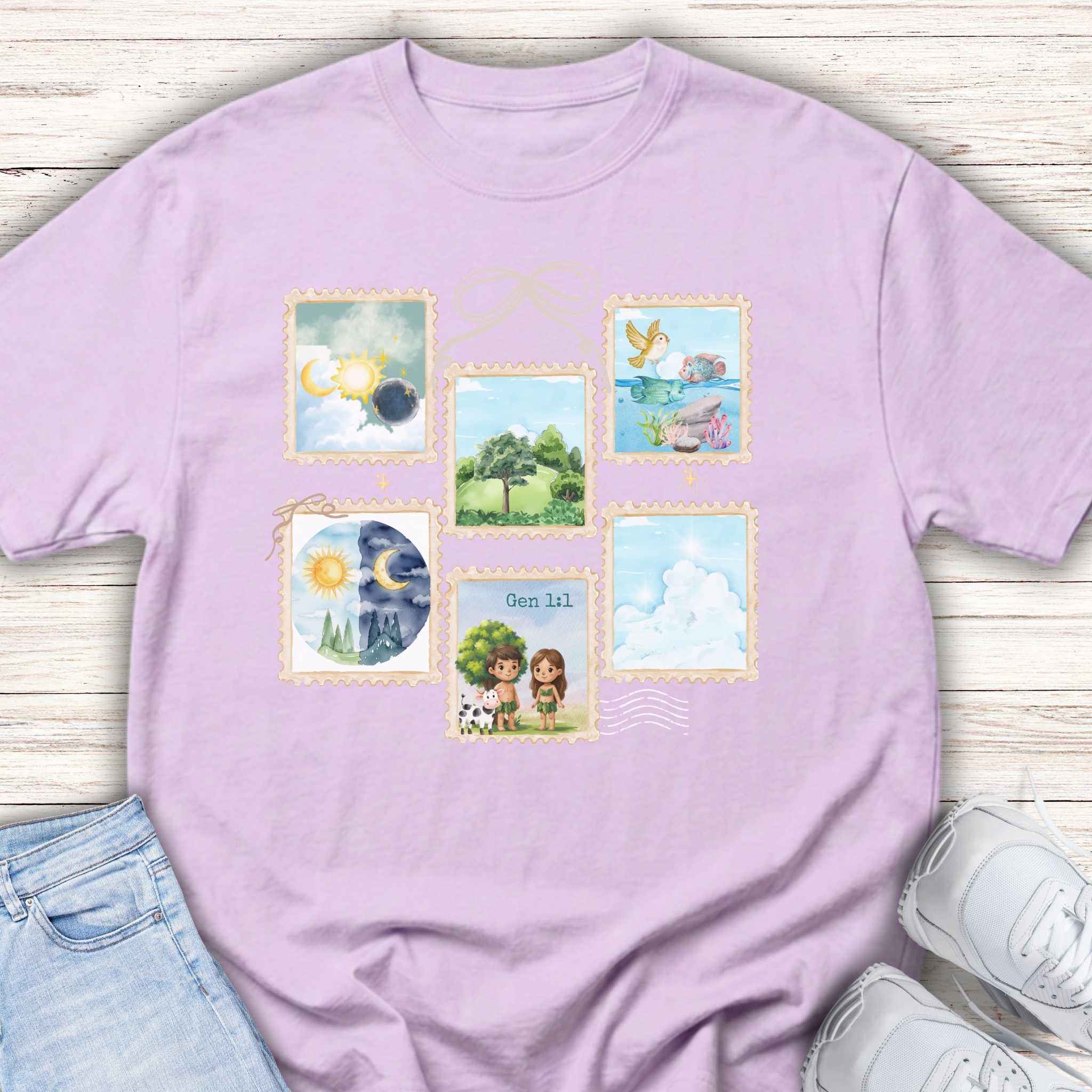 Days of Creation Stamp Tee