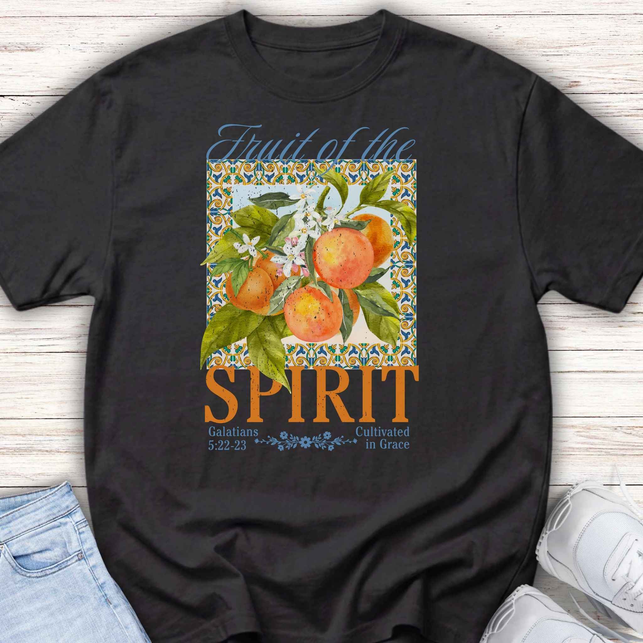 Youth Tee — "Fruit of the Spirit" orange Shirt