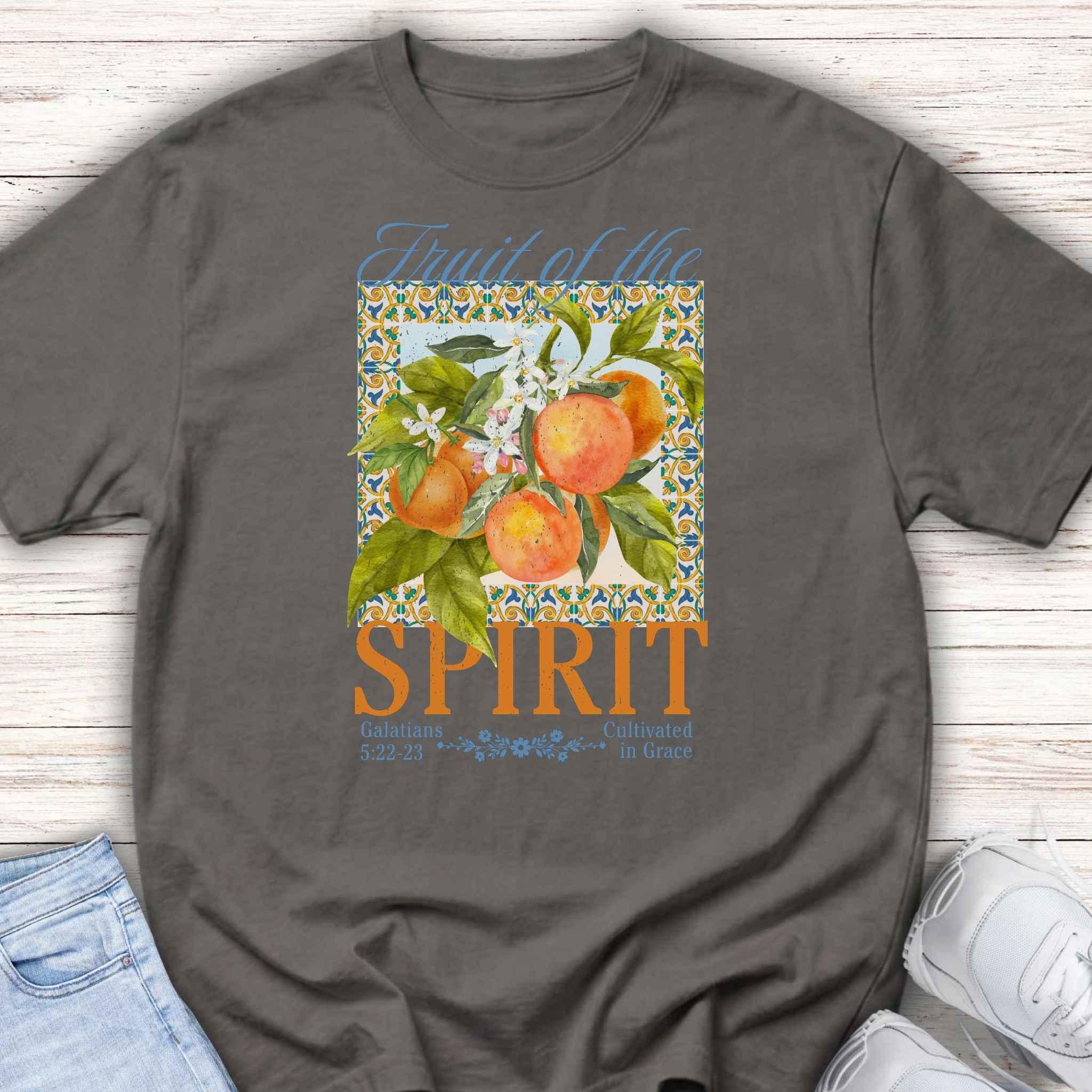 Youth Tee — "Fruit of the Spirit" orange Shirt