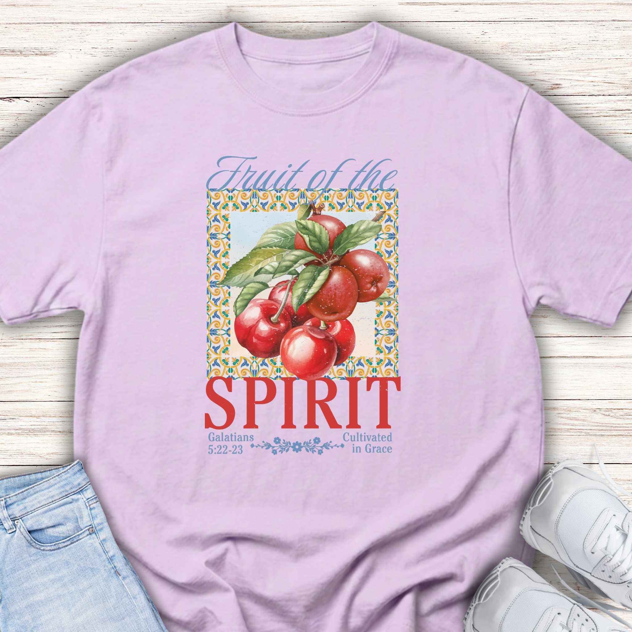 Youth Tee — Fruit of the Spirit Cherry Apple