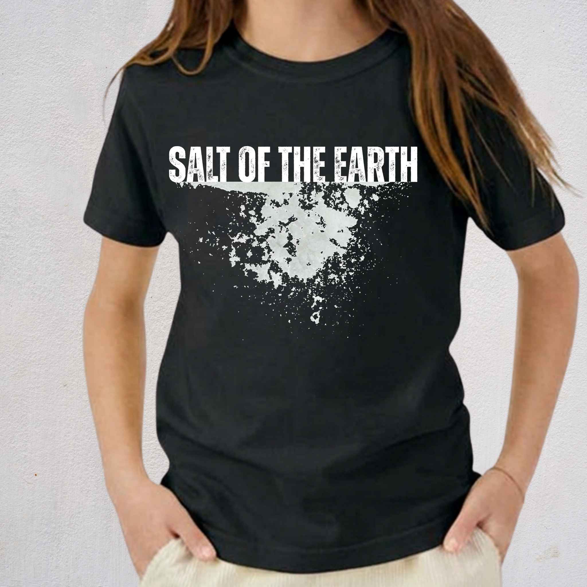 Youth Tee — "Salt of the Earth" Distressed Graphic Tee