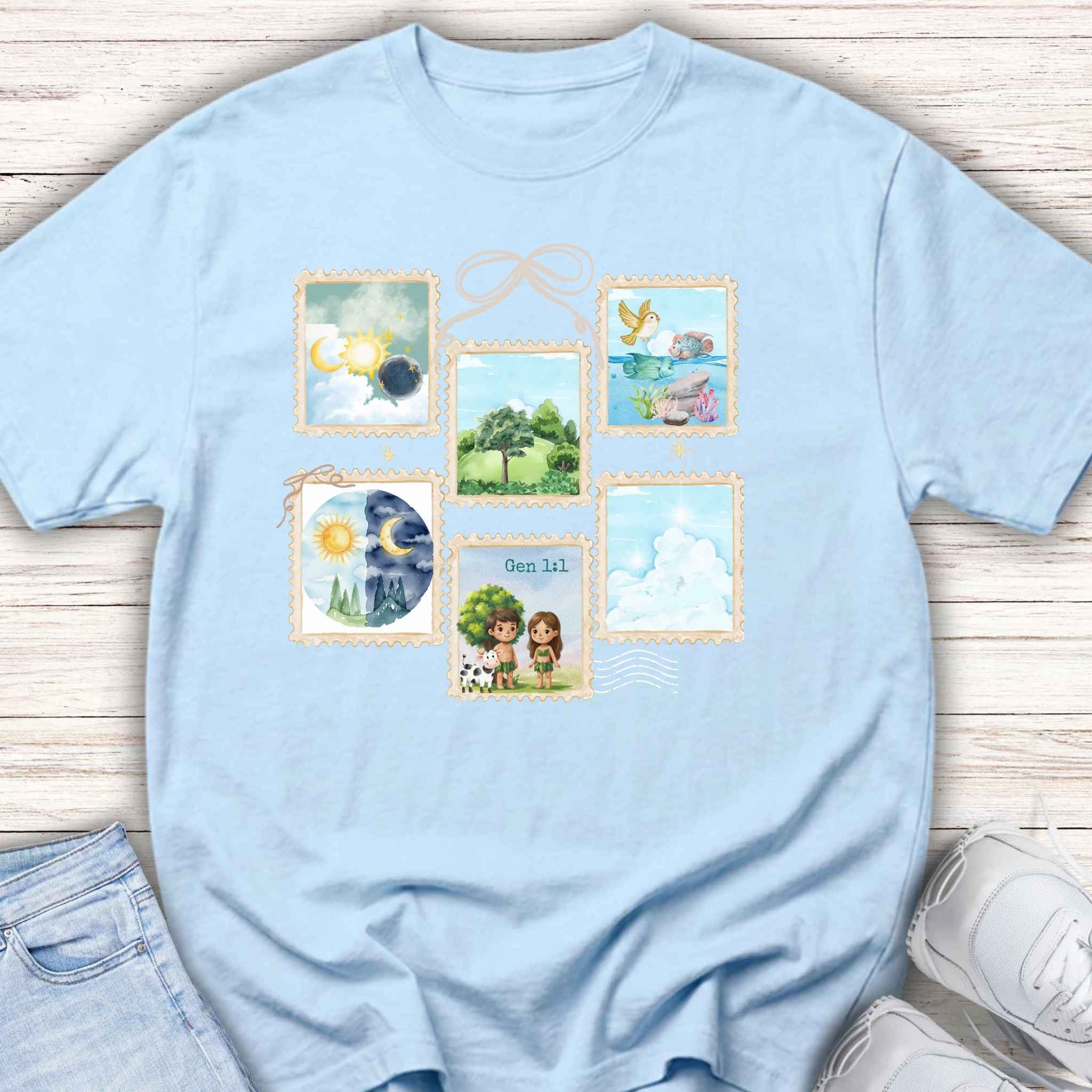 Days of Creation Stamp Tee