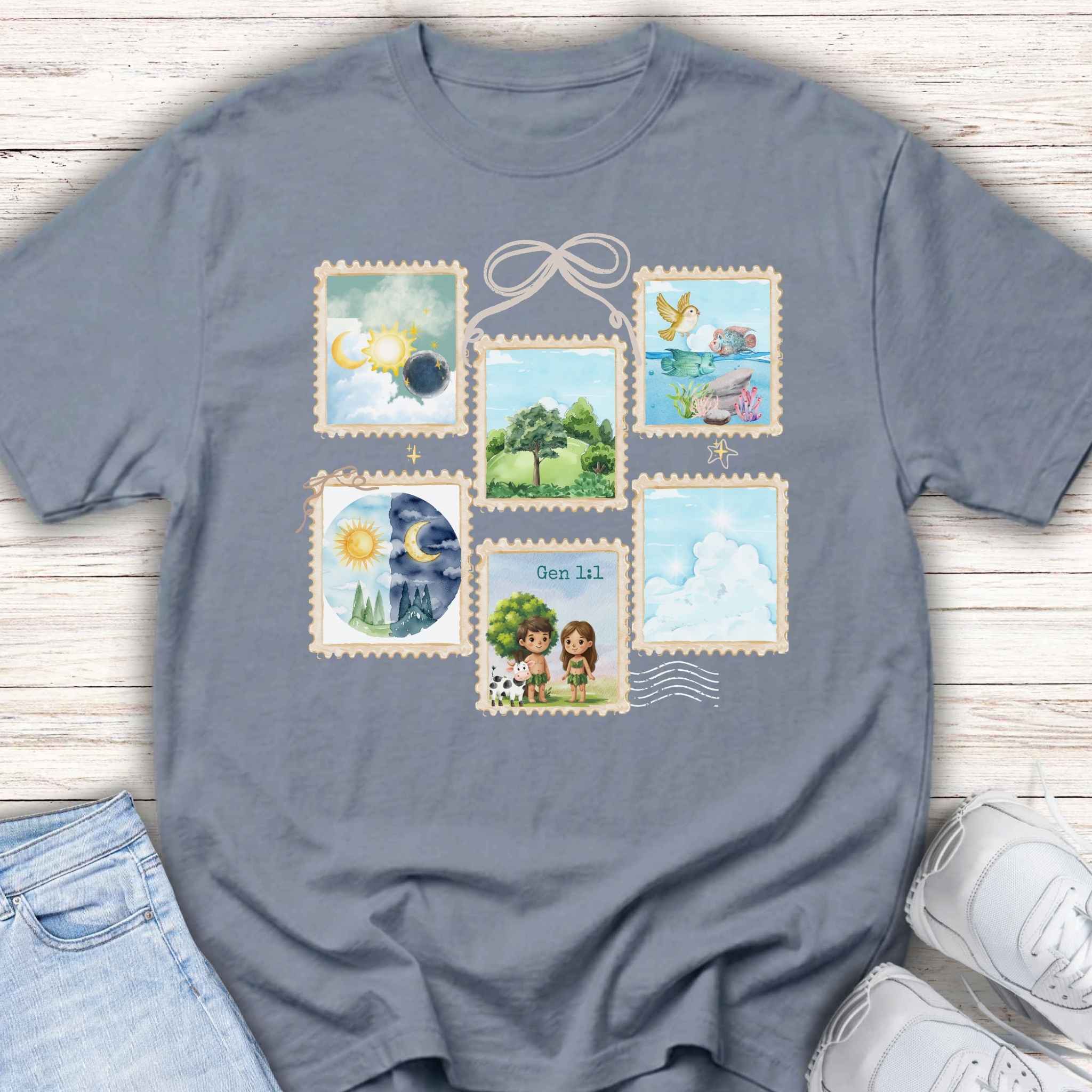 Days of Creation Stamp Tee