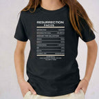 Resurrection Facts Youth Tee - Christian Faith Graphic Shirt