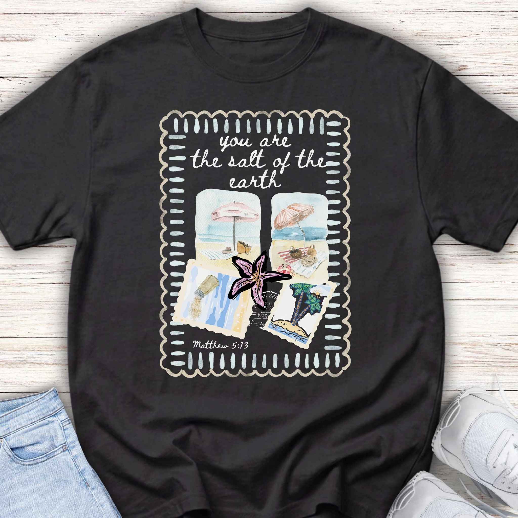 Youth Tee — "You are the Salt of the Earth" Inspirational Christian Graphic Shirt