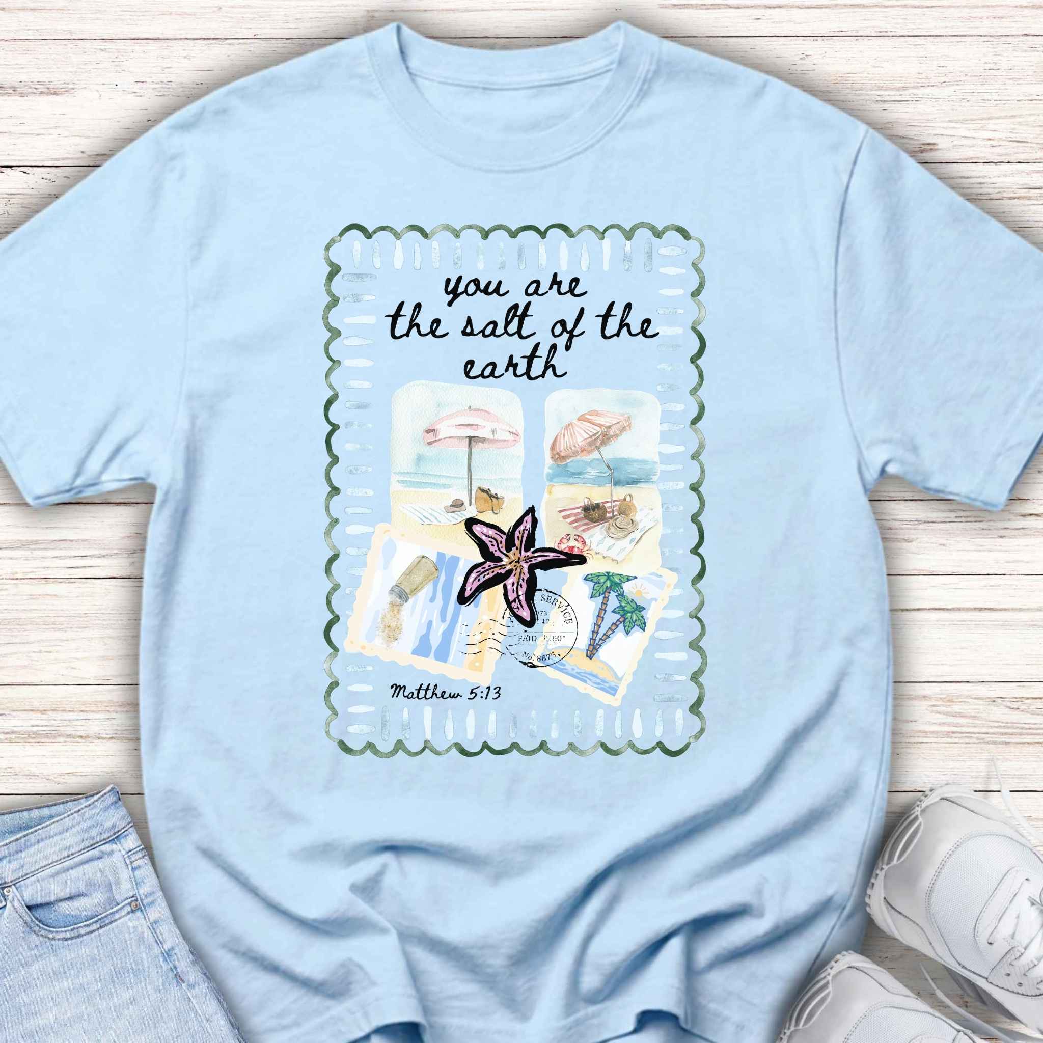 Youth Tee — "You are the Salt of the Earth" Inspirational Christian Graphic Shirt
