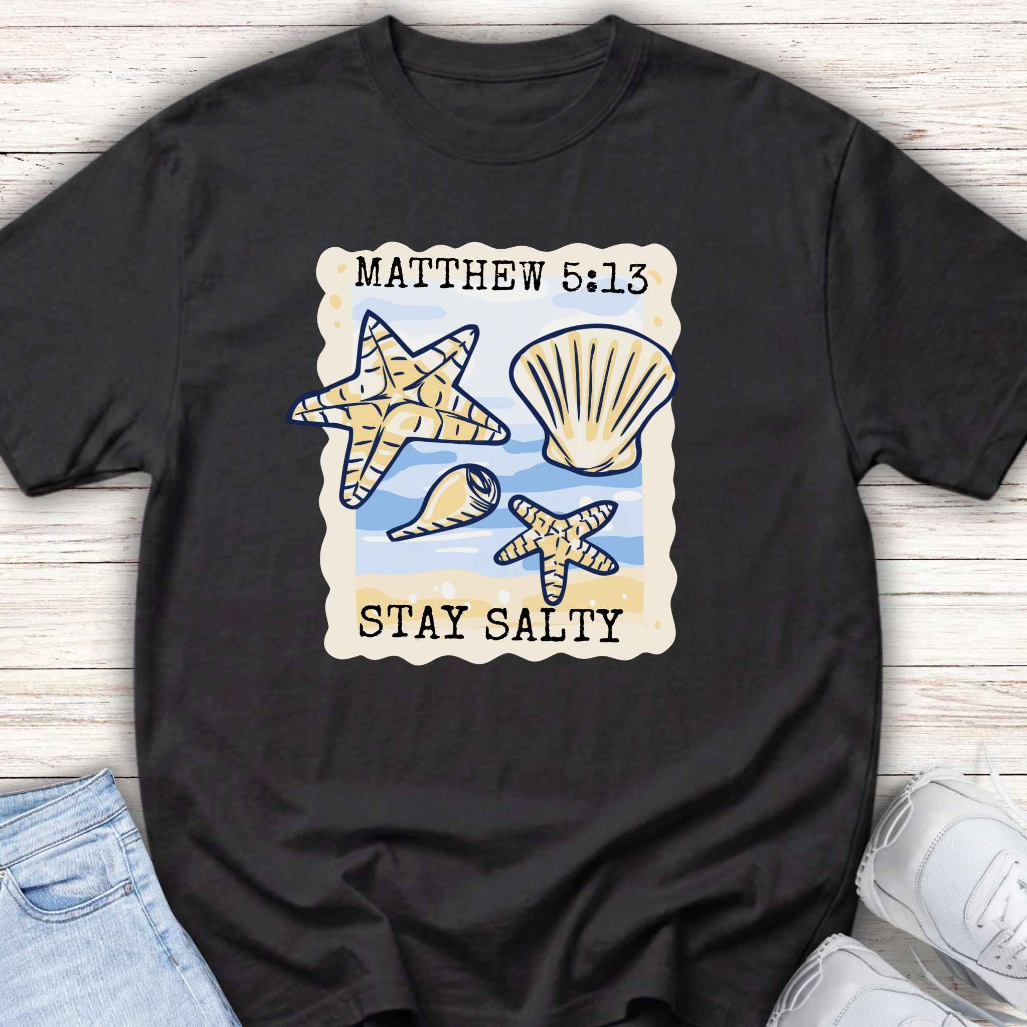 "Stay Salty" -Matthew 5:13 Christian Beach Shirt