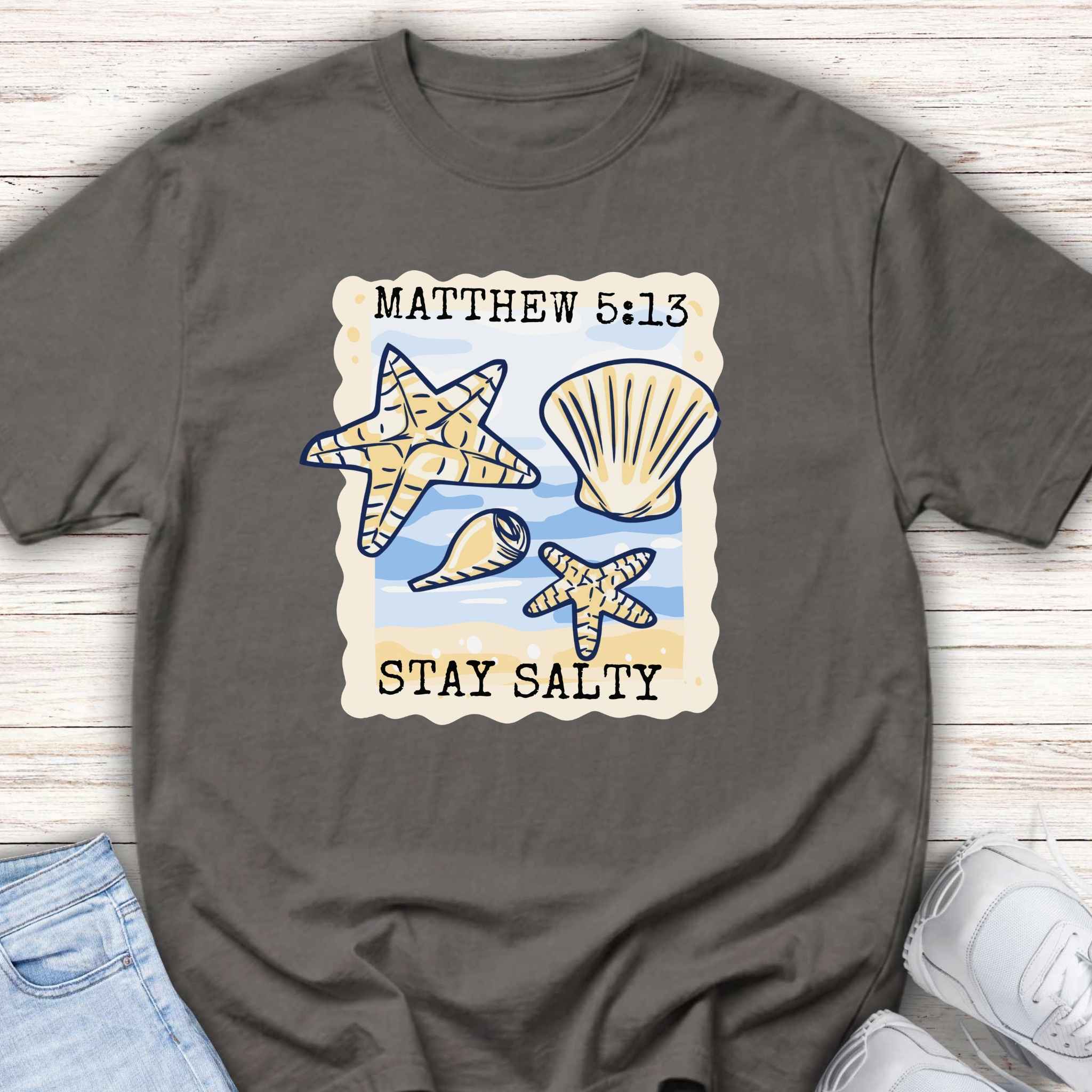 "Stay Salty" -Matthew 5:13 Christian Beach Shirt
