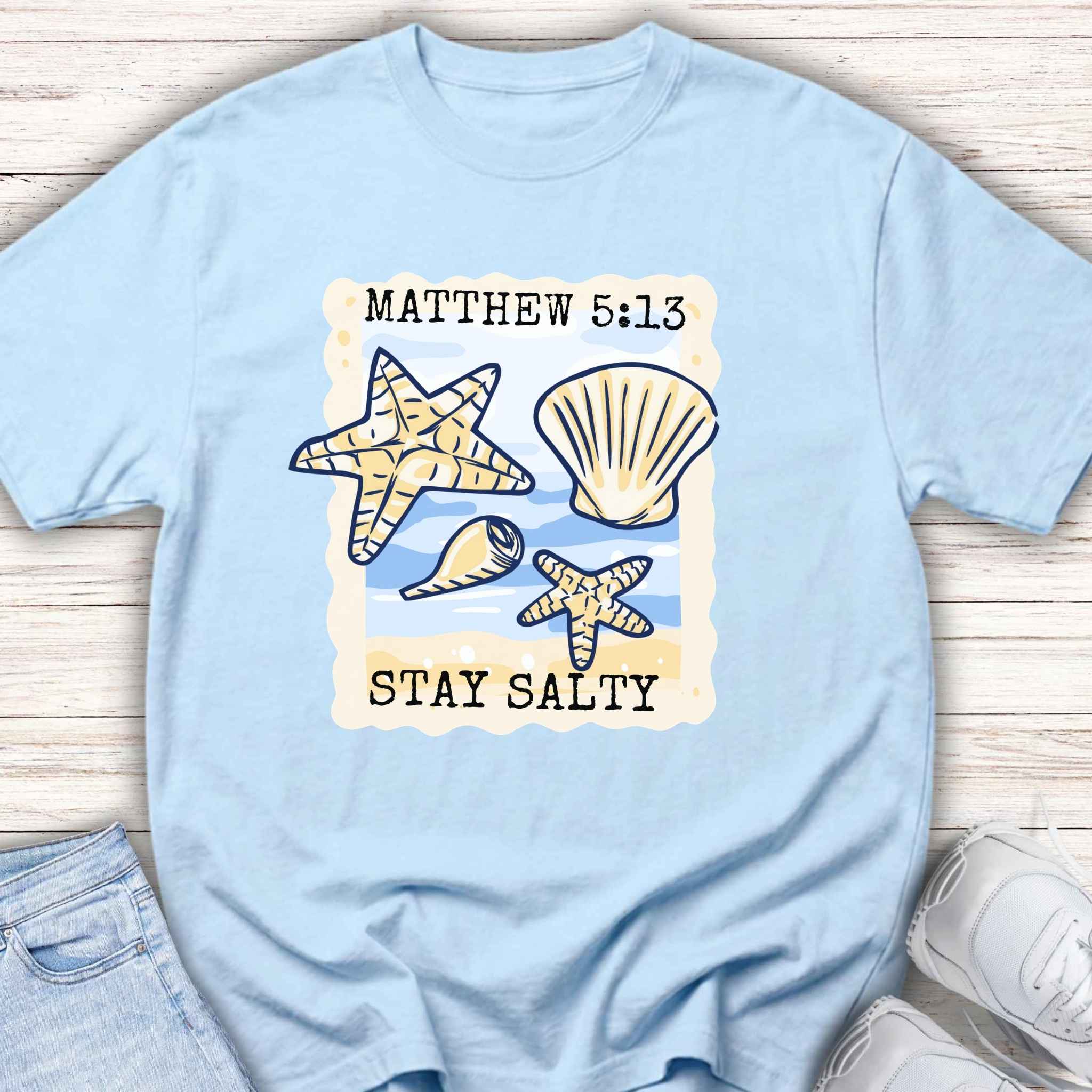 "Stay Salty" -Matthew 5:13 Christian Beach Shirt