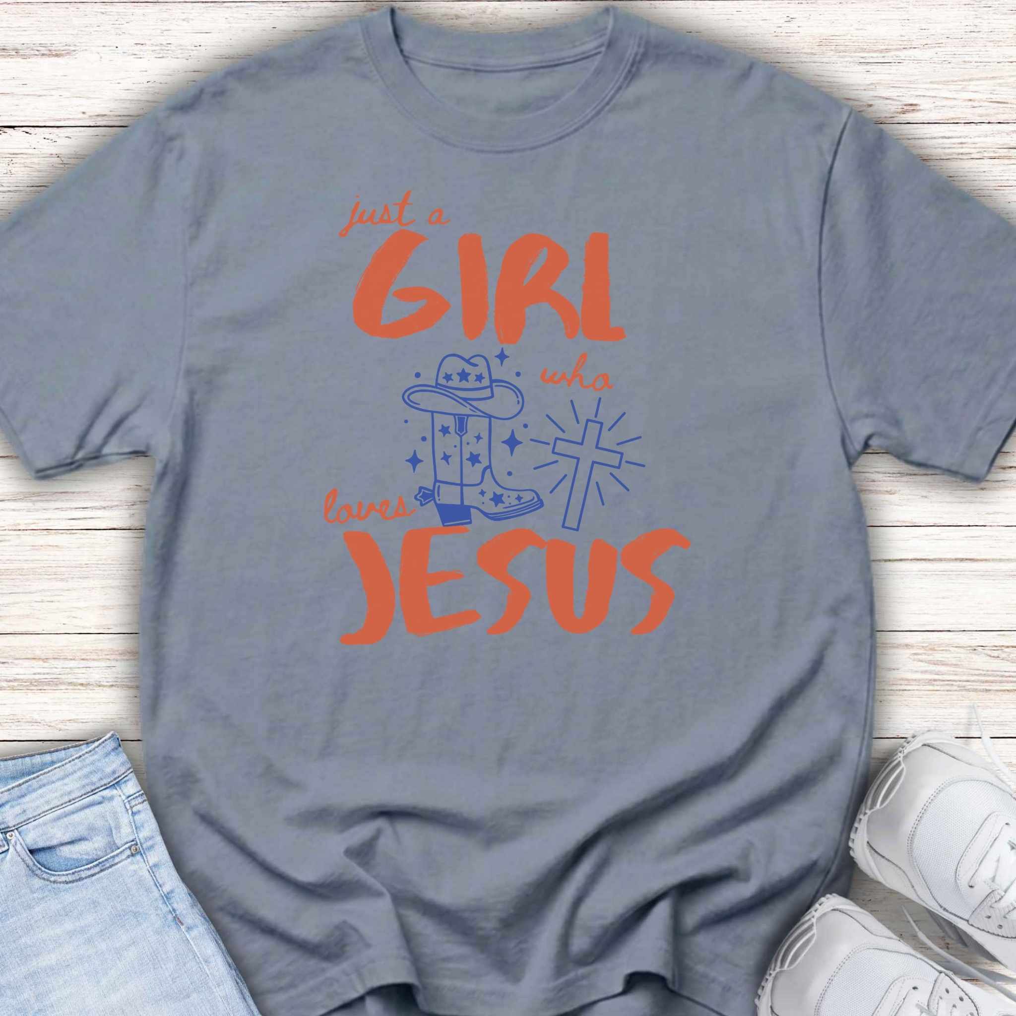 Girls Who Love Jesus Youth Tee — Cute Faith-Based Christian Shirt