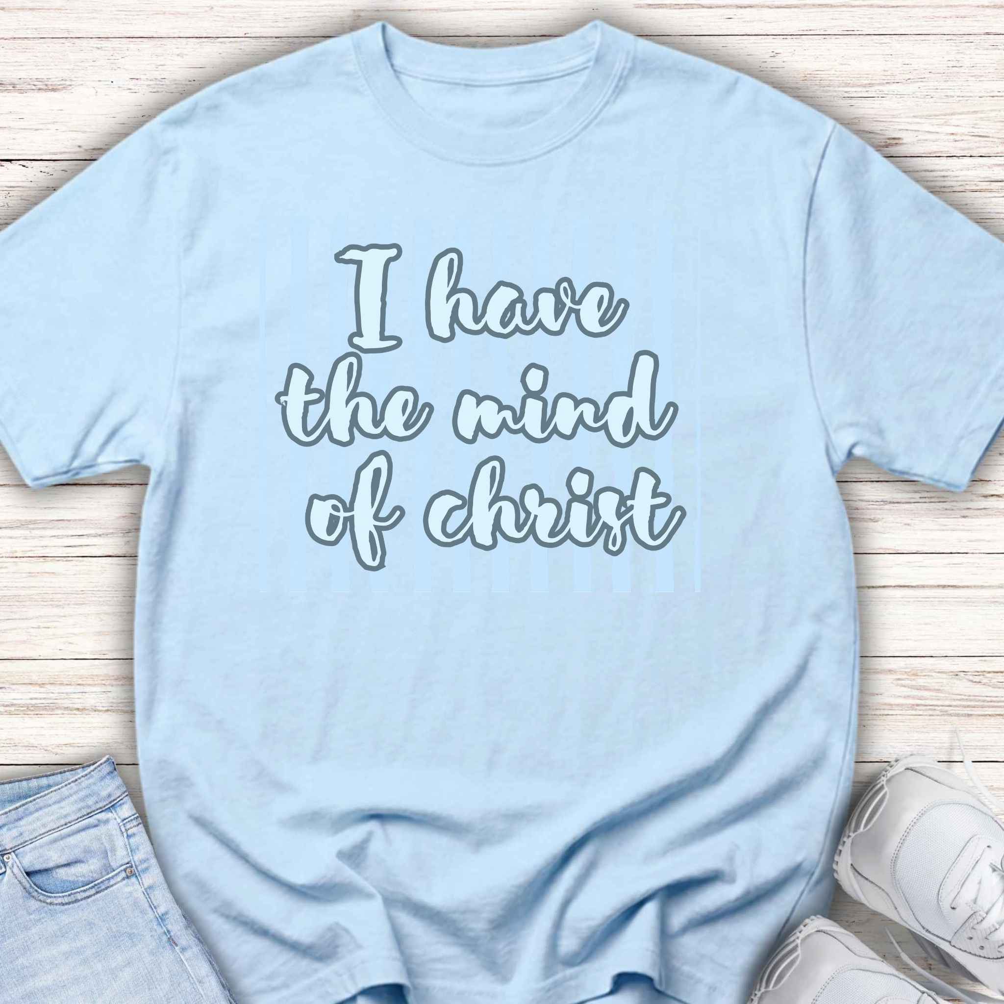 Youth T‑Shirt — “I Have the Mind of Christ” Christian Faith Tee