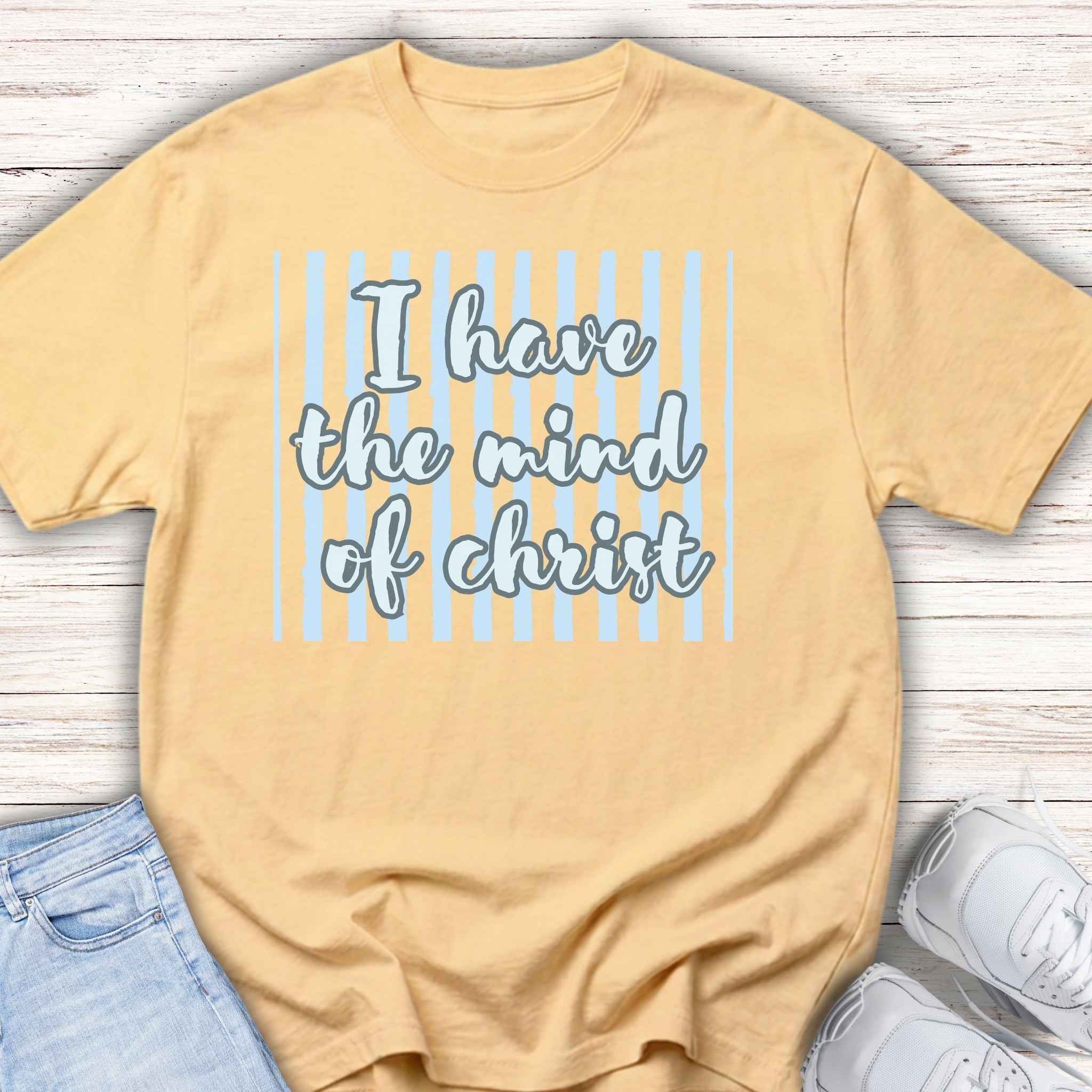 Youth T‑Shirt — “I Have the Mind of Christ” Christian Faith Tee