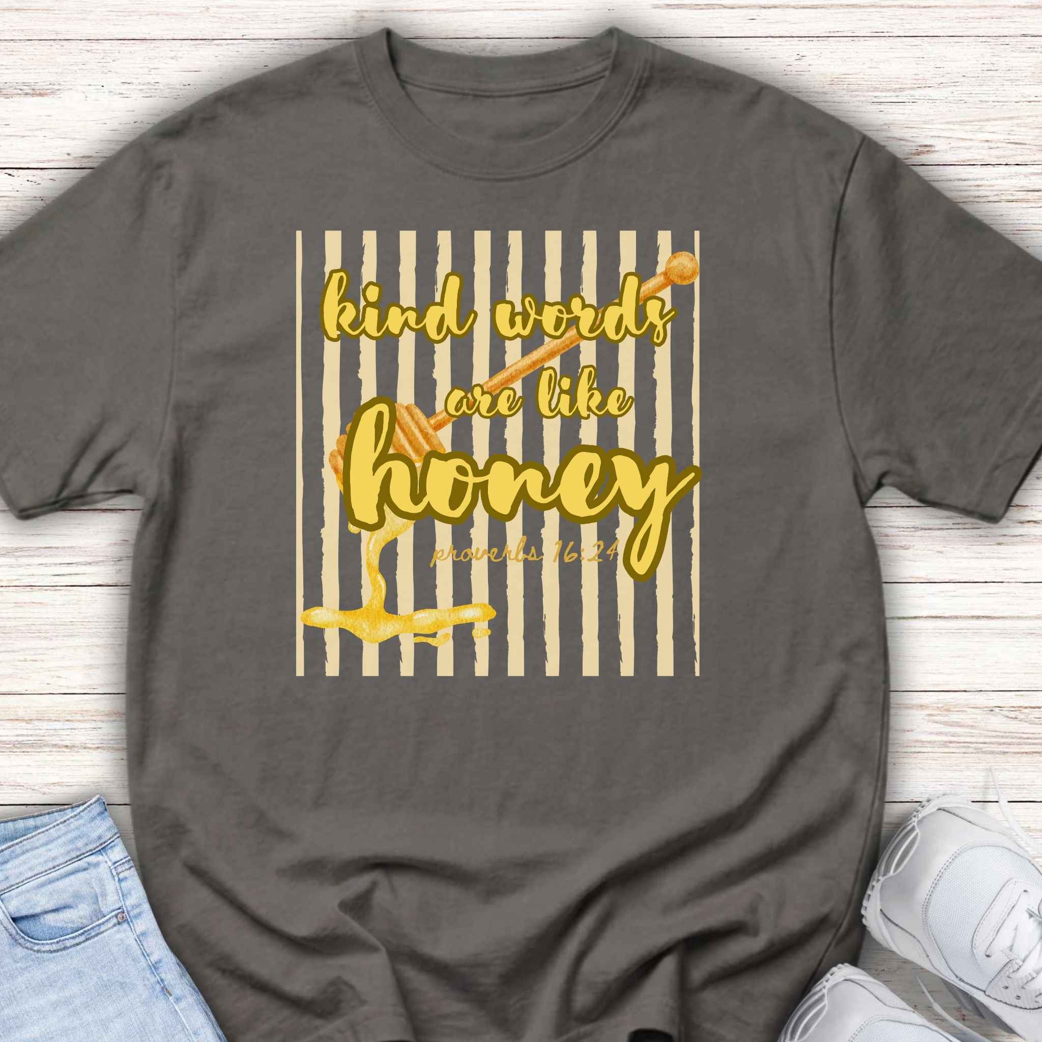 Youth T-Shirt — "Kind Words Are Like Honey" Tee