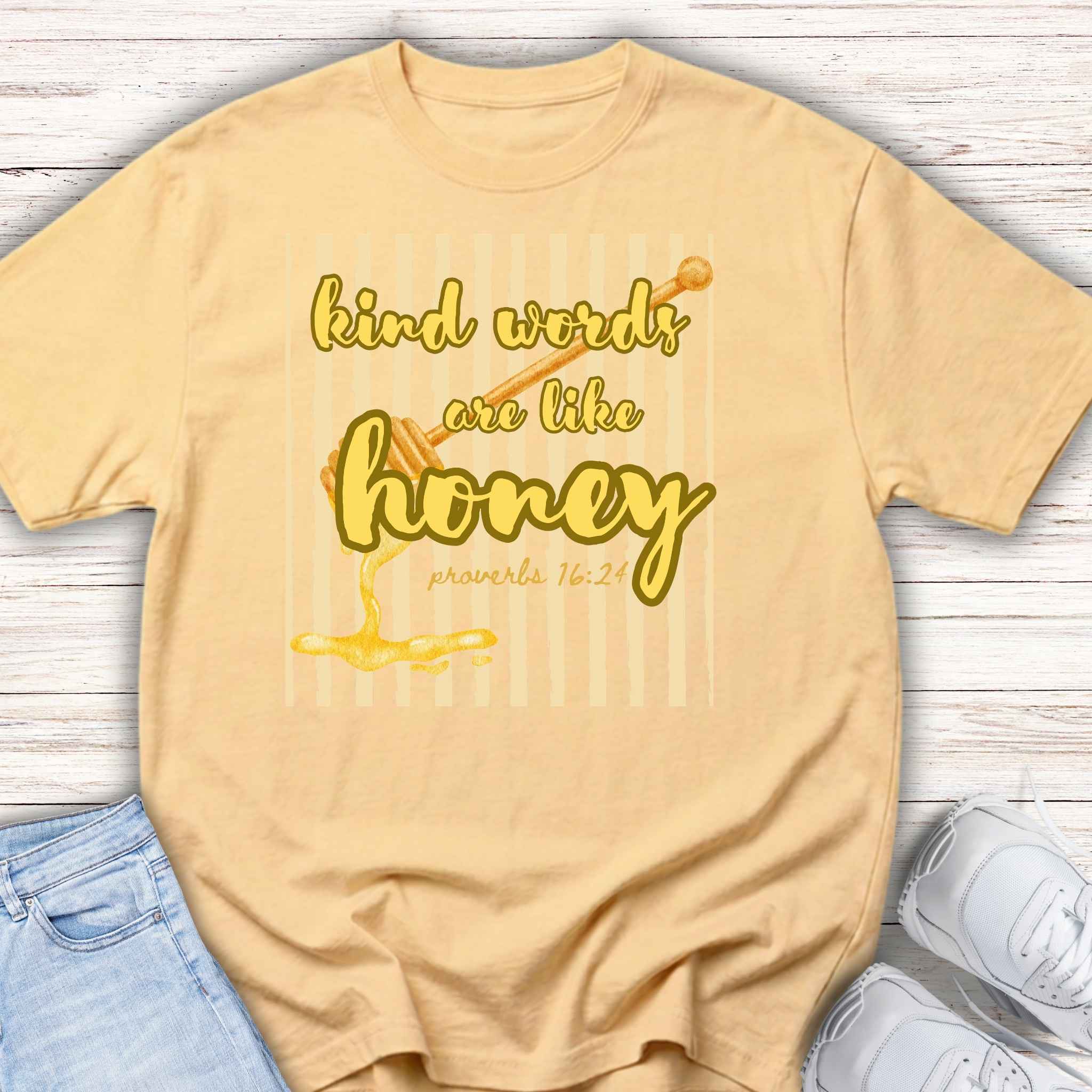 Youth T-Shirt — "Kind Words Are Like Honey" Tee