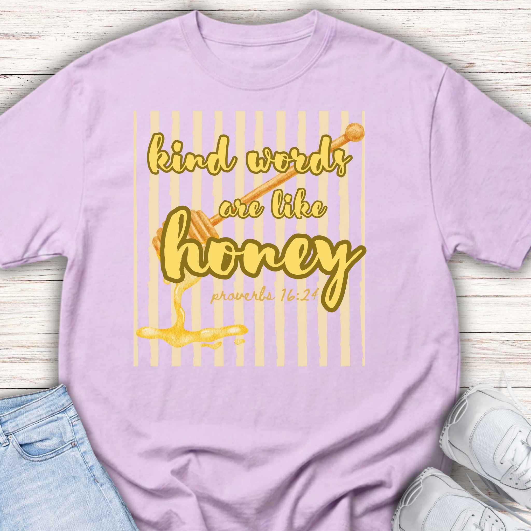 Youth T-Shirt — "Kind Words Are Like Honey" Tee
