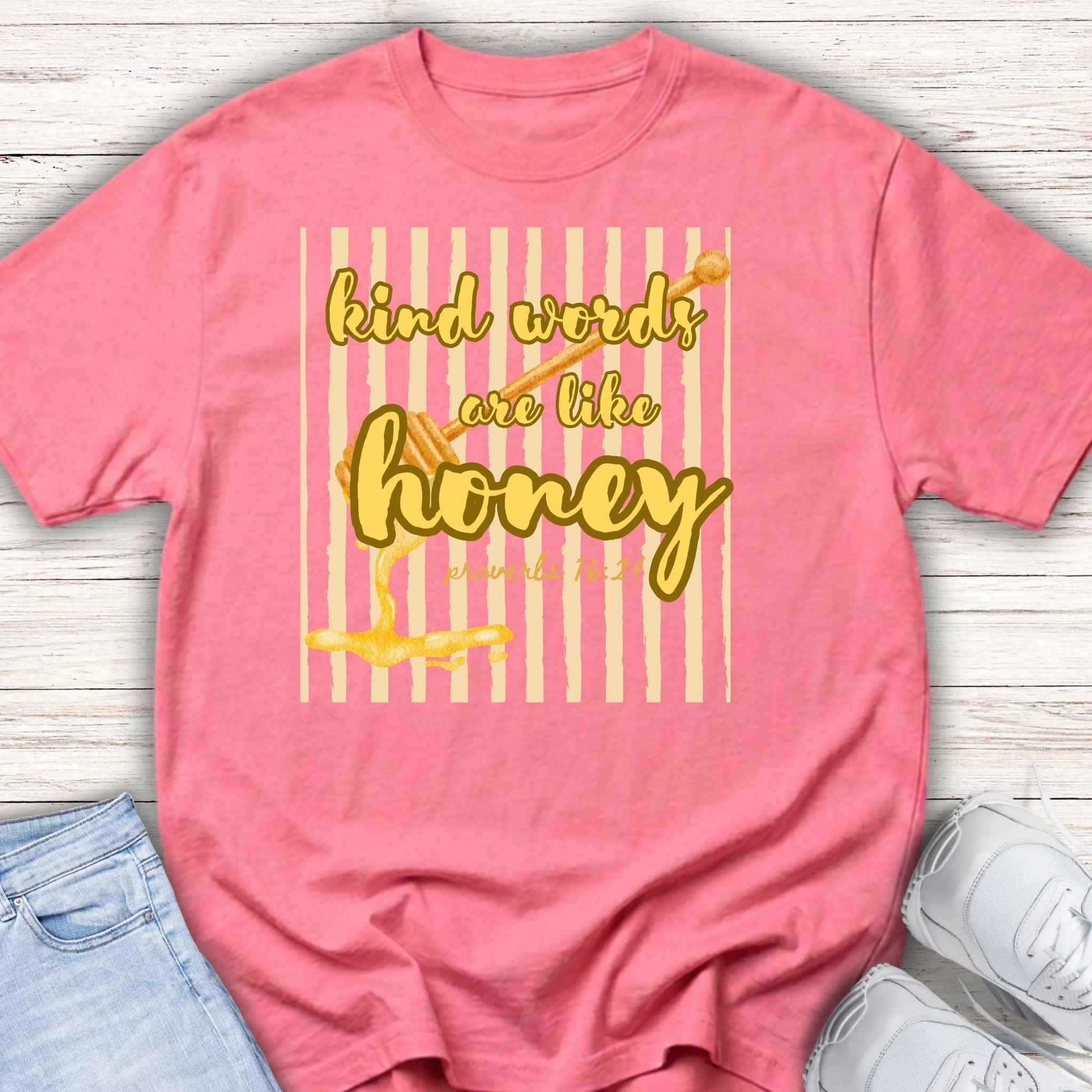 Youth T-Shirt — "Kind Words Are Like Honey" Tee