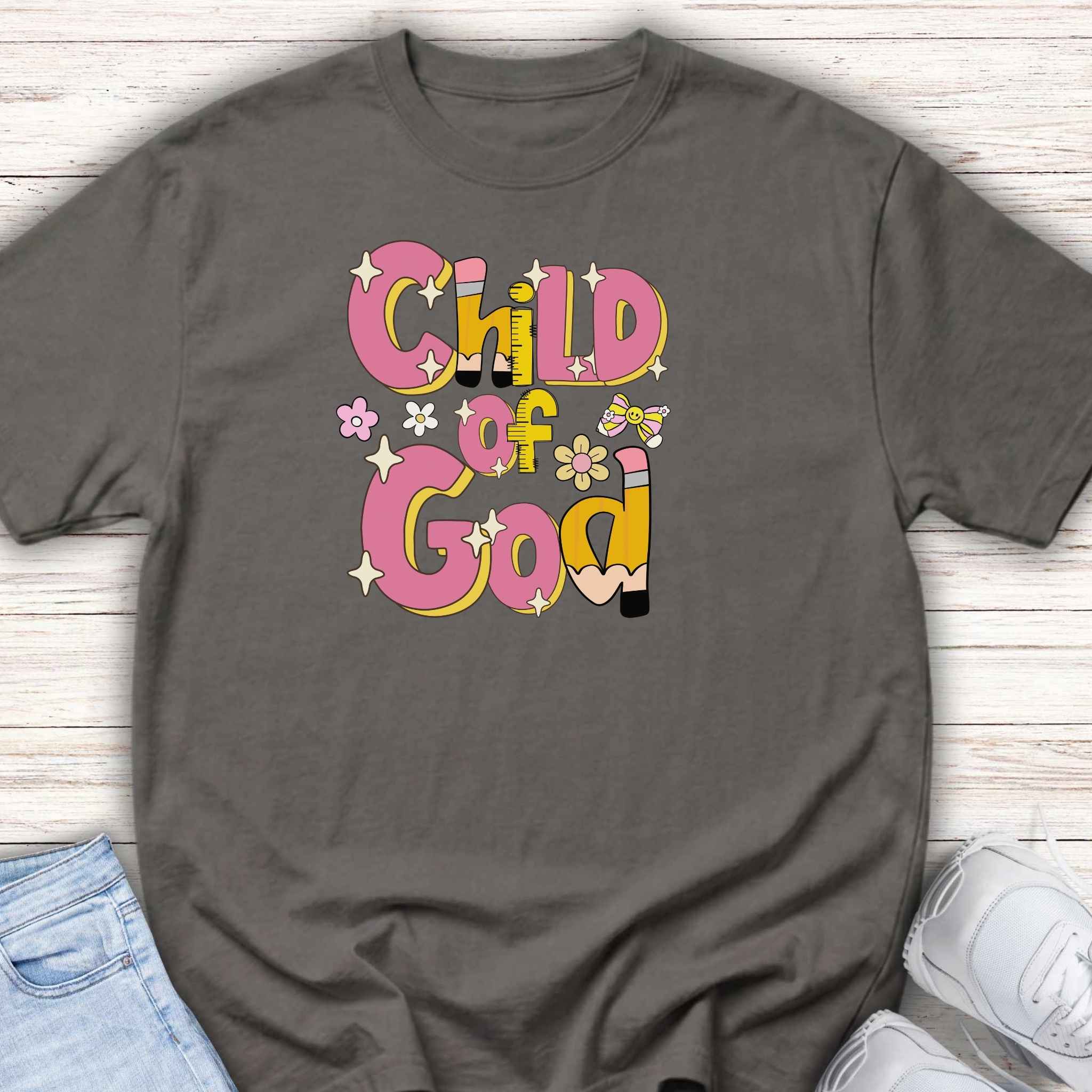 Child of God Youth Tee — Cute Floral Faith T-Shirt