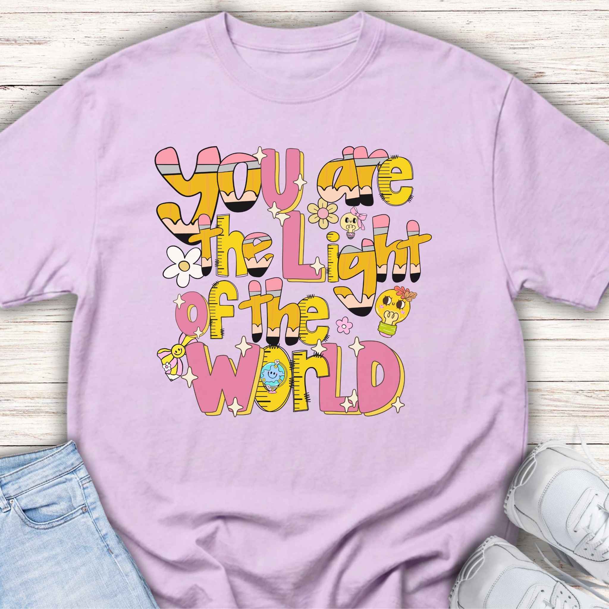 You Are the Light of the World Youth Tee – Positive Christian Kids T‑Shirt