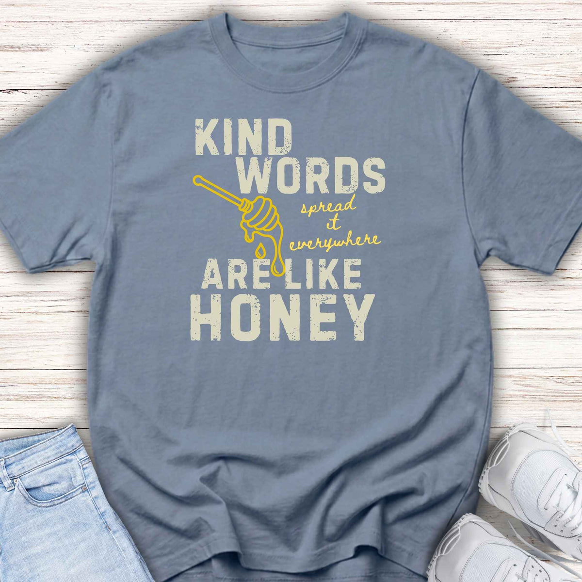 Youth Tee — "Kind Words Are Like Honey" Proverbs 16:24