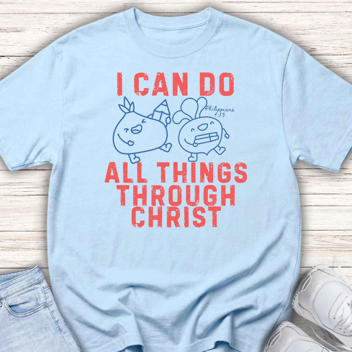 Youth Tee — "I Can Do All Things Through Christ"Shirt