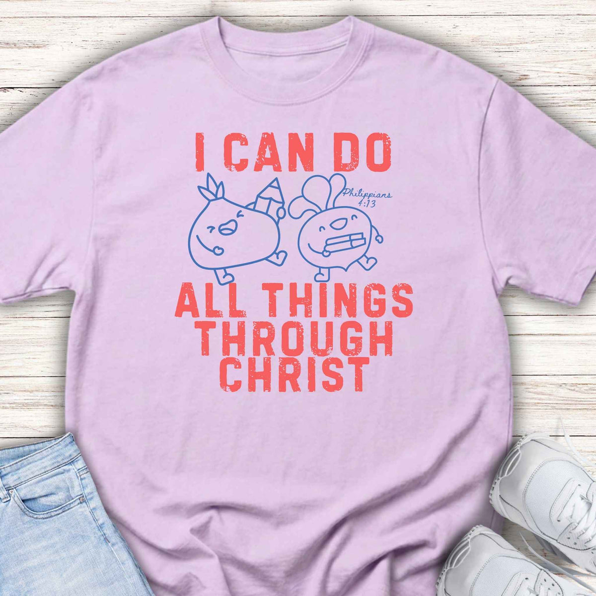 Youth Tee — "I Can Do All Things Through Christ"Shirt