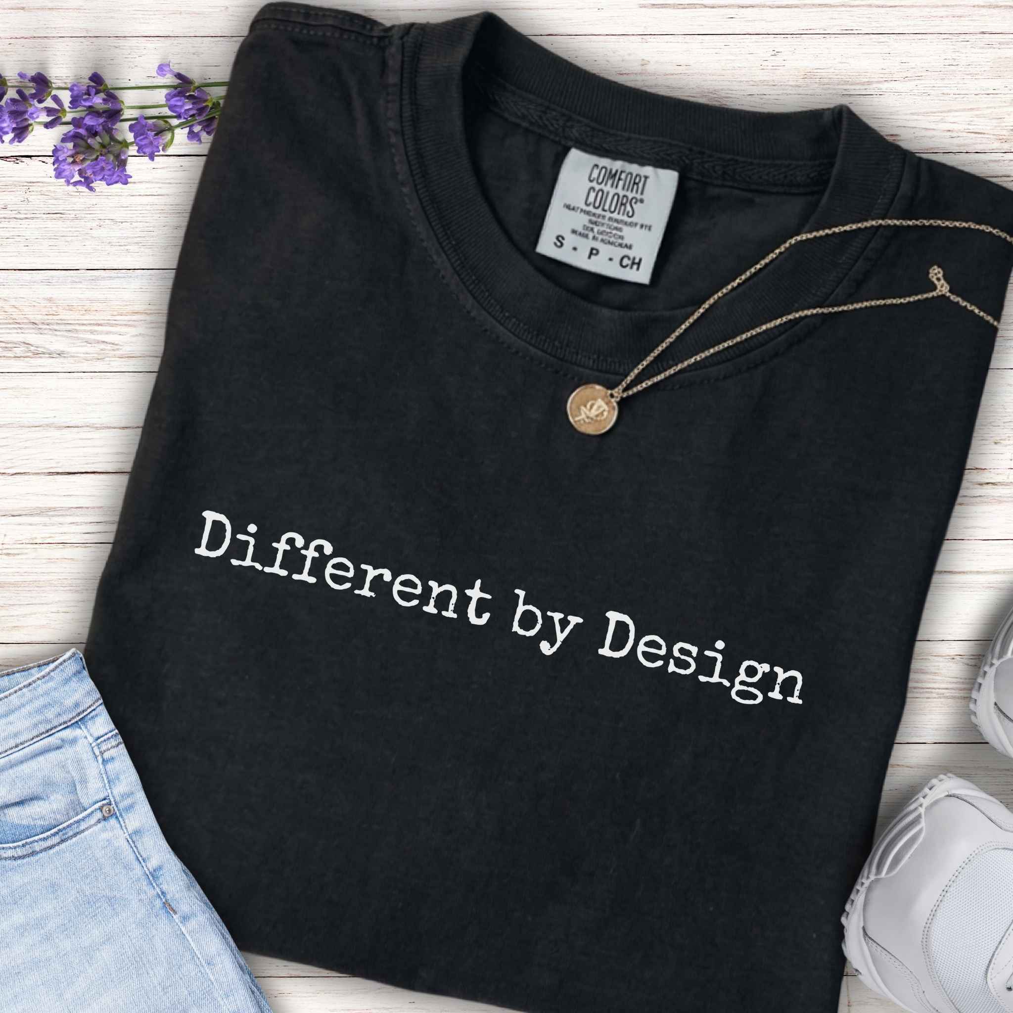 Youth Tee — "Different by Design" Minimalist Graphic Shirt