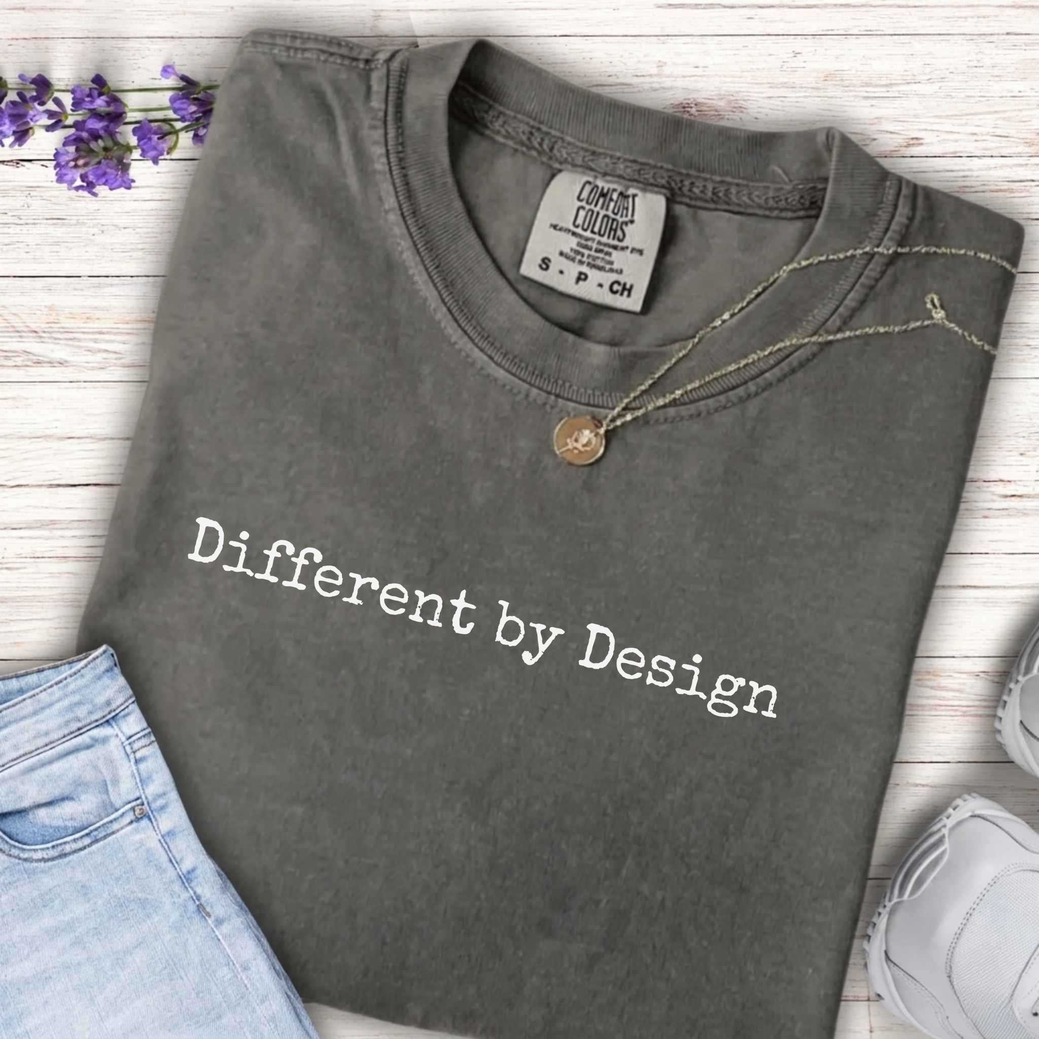Youth Tee — "Different by Design" Minimalist Graphic Shirt