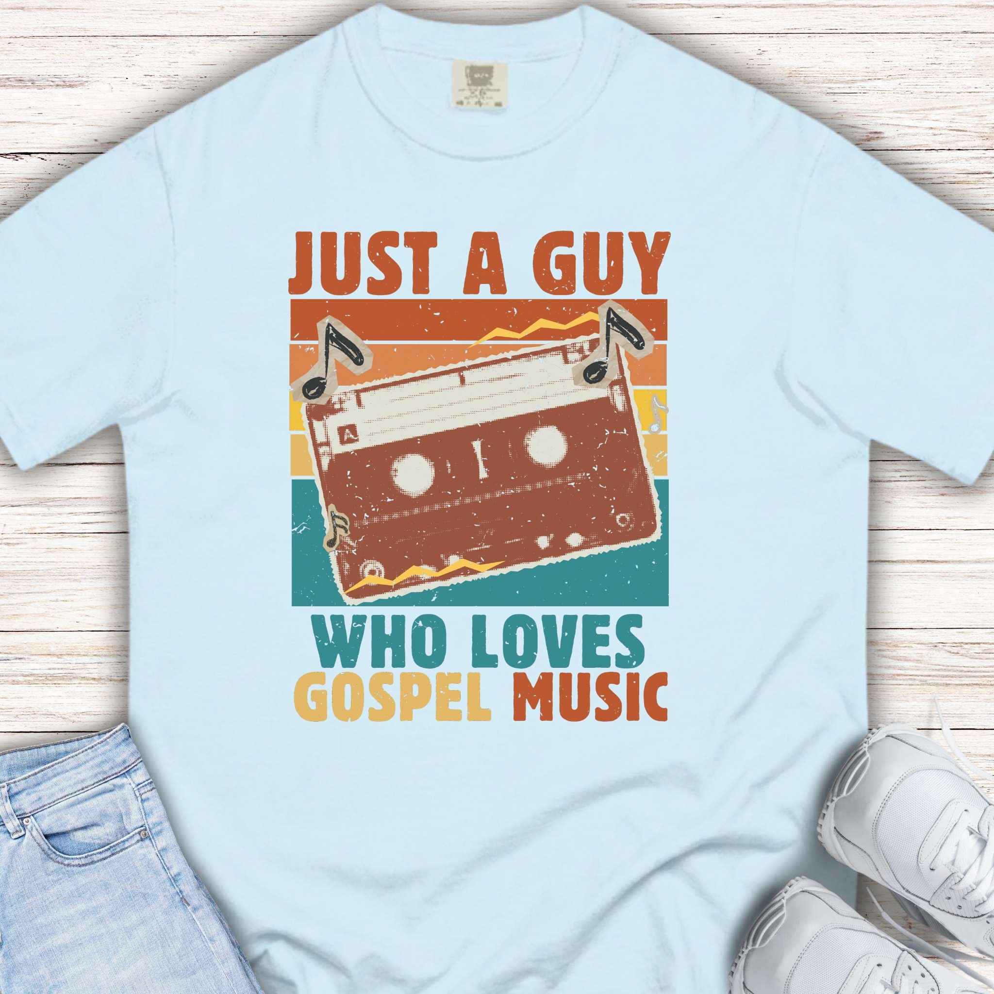 Youth Tee – “Just A Guy Who Loves Gospel Music” Retro Tee