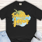 Youth Tee — Sunshine and Jesus Palm Tree Christian Graphic Shirt