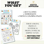 Christian Easter Games Bundle for Kids | Printable Bible Easter Activities | Church Easter Party Games