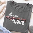 Kids T-Shirt “A Truckload of Love” Cute Valentine Tee