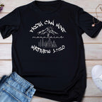 Faith can move mountains" Graphic T-Shirt