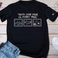 Kids Tee — "Faith Over Fear on Every Trail" Adventure Graphic Shirt