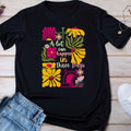 Kids Tee — 'A lot can happen in three Days' Colorful Floral Graphic Shirt