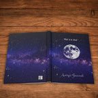 "Tell it to God" Personalized Prayer Diary- Purple Nebula Hardcover Journal