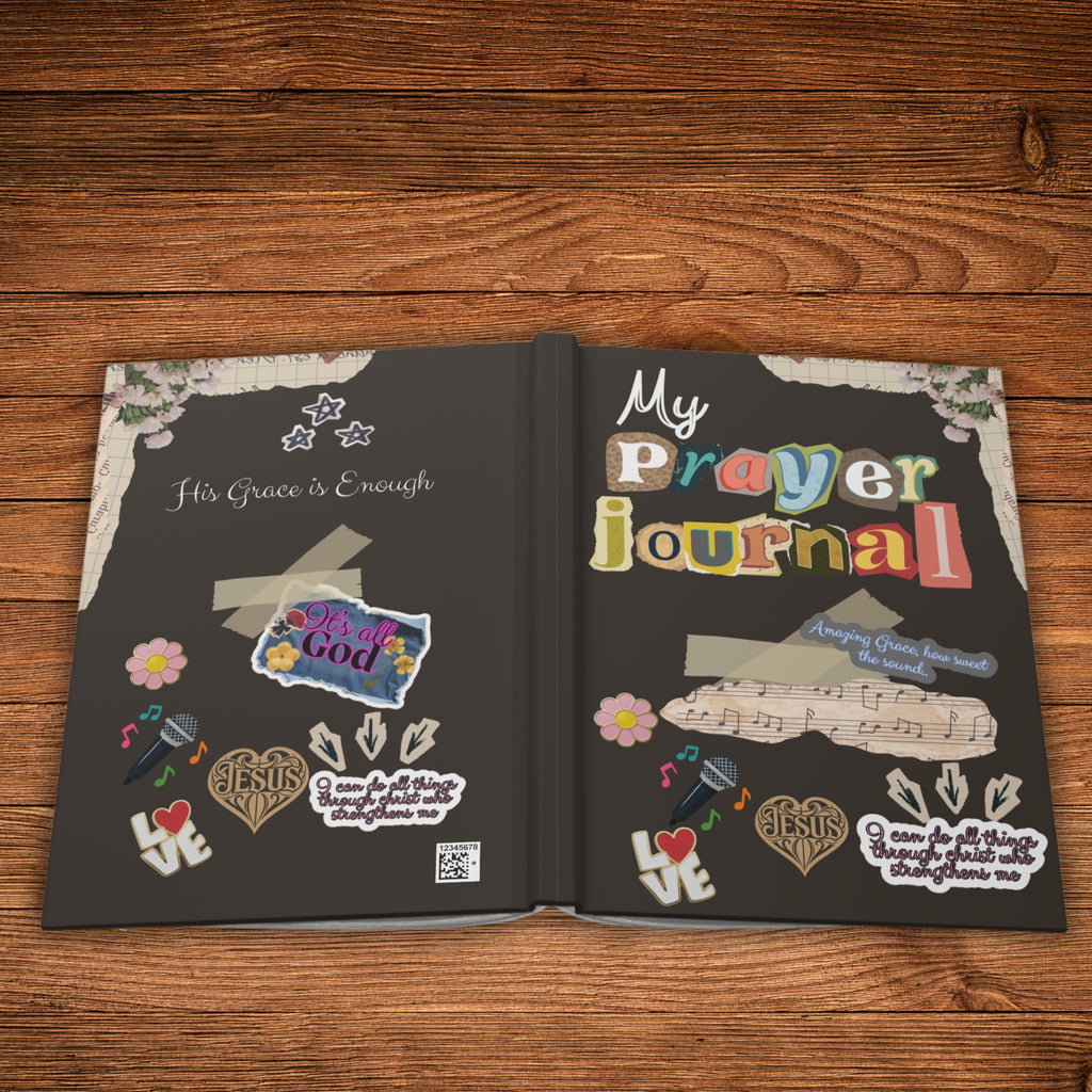 My Prayer Journal Hardcover | Scrapbook Style Christian Devotional for Teens & Kids