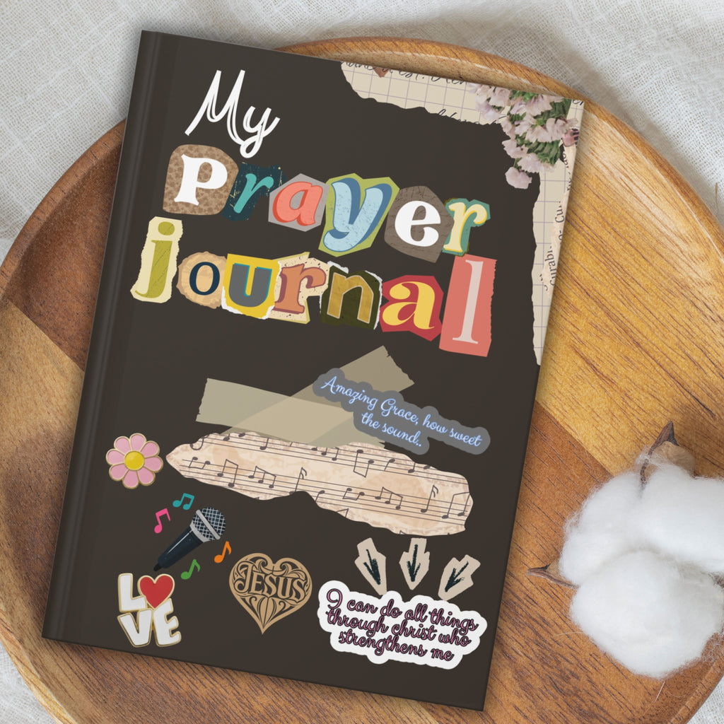 My Prayer Journal Hardcover | Scrapbook Style Christian Devotional for Teens & Kids