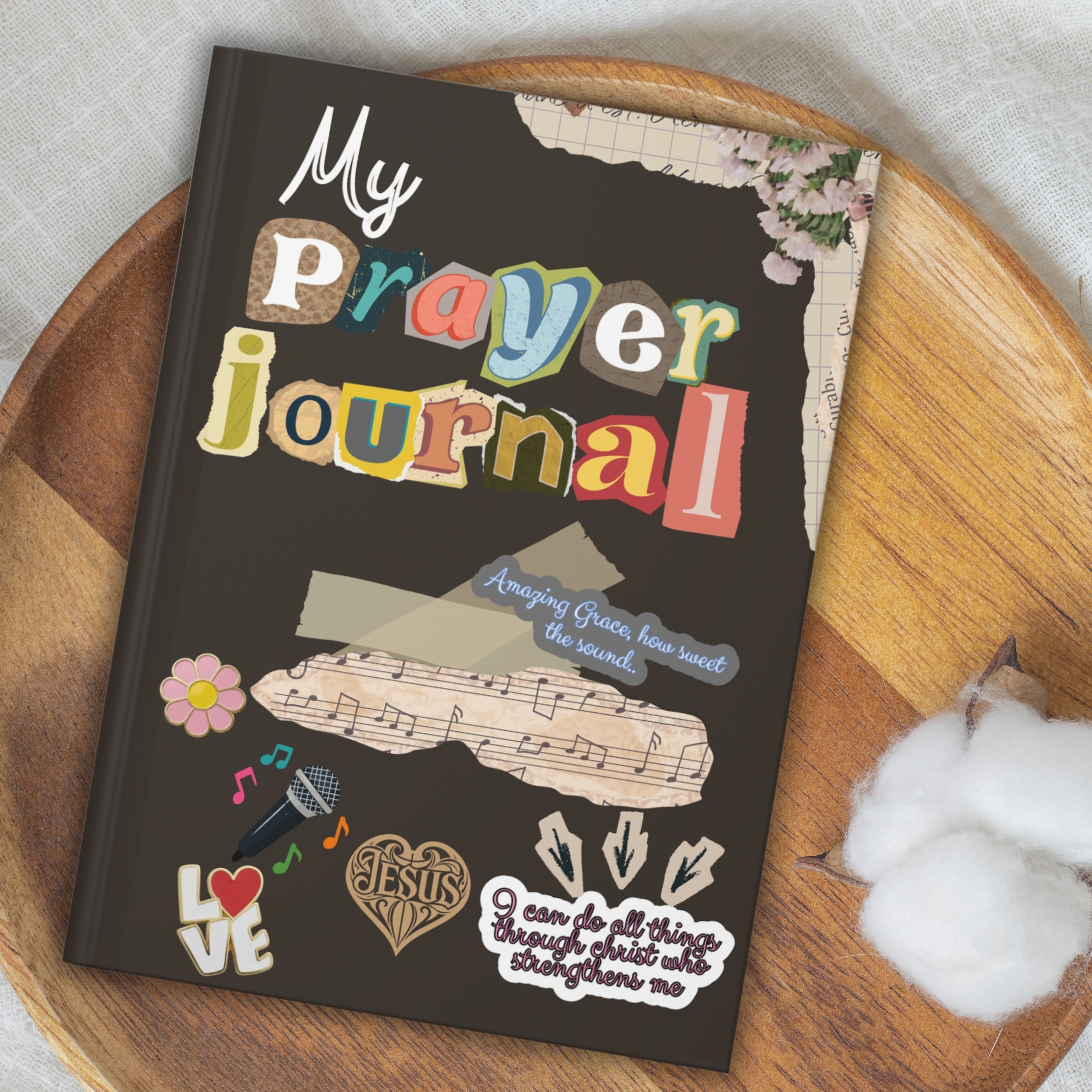 My Prayer Journal Hardcover | Scrapbook Style Christian Devotional for Teens & Kids