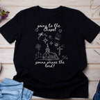 "Going to the Chapel, Gonna Praise the Lord" Church Kids Graphic T‑Shirt