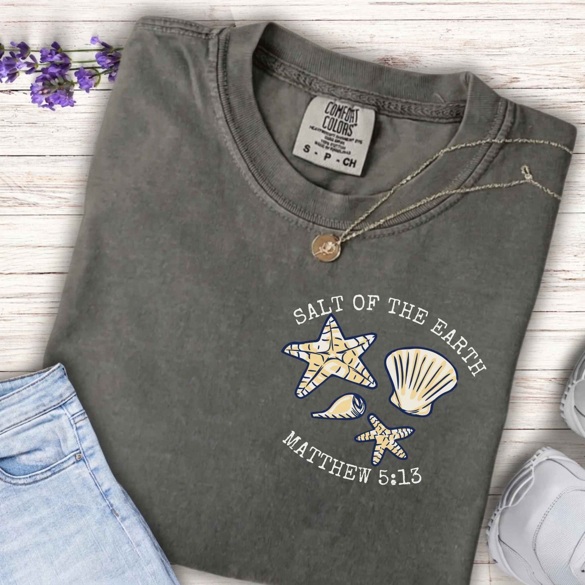 "Salt of the Earth" -Matthew 5:13 Christian Beach Shirt