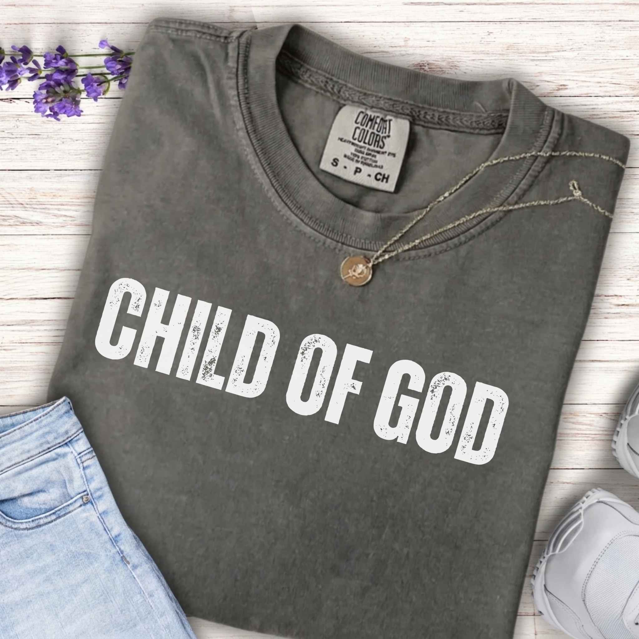 Child of God Youth Tee — Faith-Based Kids Christian T-Shirt